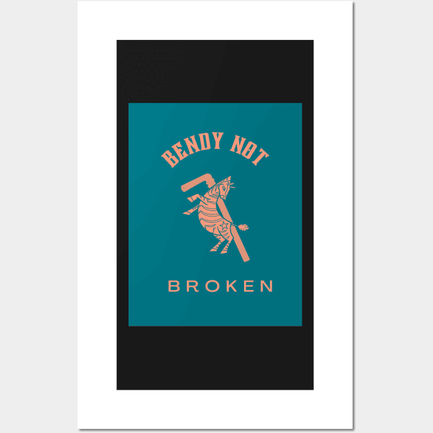 Bendy Not Broken Wall Art by ediemakesart